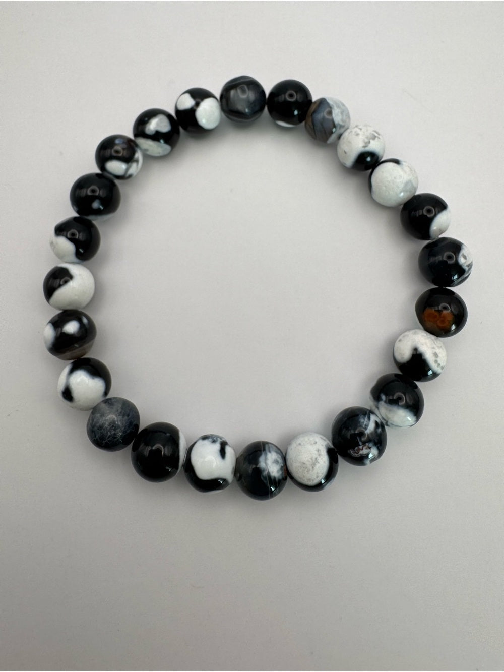 Orca Agate Stretchy Bracelet