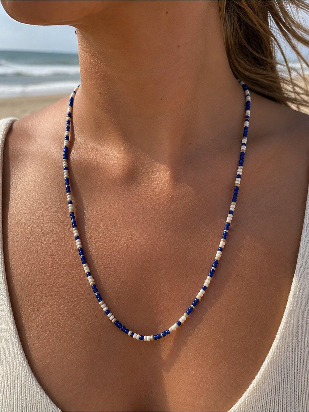 Omo Dawn Beaded Necklace (S925)
