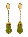Jade Willow Drop Earrings (E108)