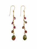 HKB2 Watermelon Tourmaline Drop Earrings