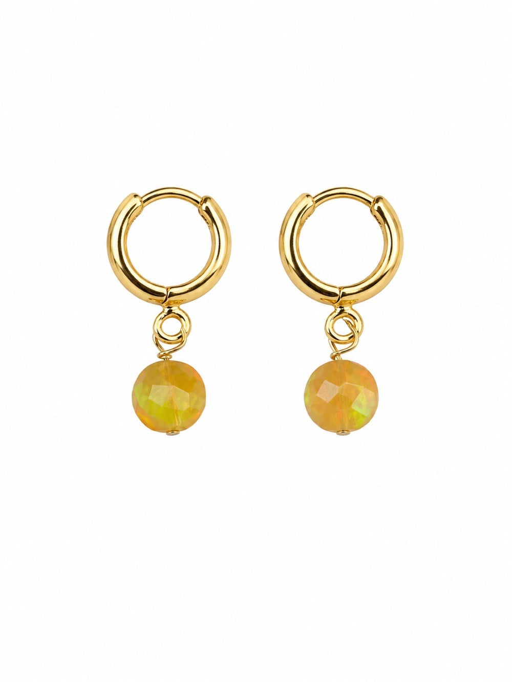 HG50 Ethiopian Opal Huggies