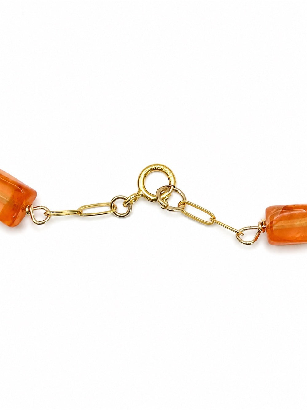 BB11 Gold Filled Larimar & Carnelian Bracelet
