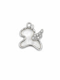 Clear Quartz Pegasus Bubble Charm