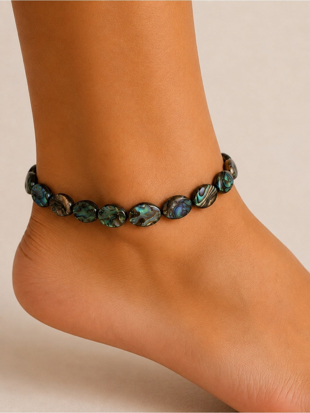 Abalone Oval Beaded Necklace/Bracelet - Made to Order