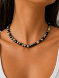 Fire Agate Beaded Necklace - Made to Order