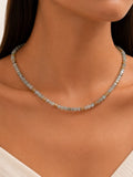 Amazonite Star Beaded Necklace - Made to Order
