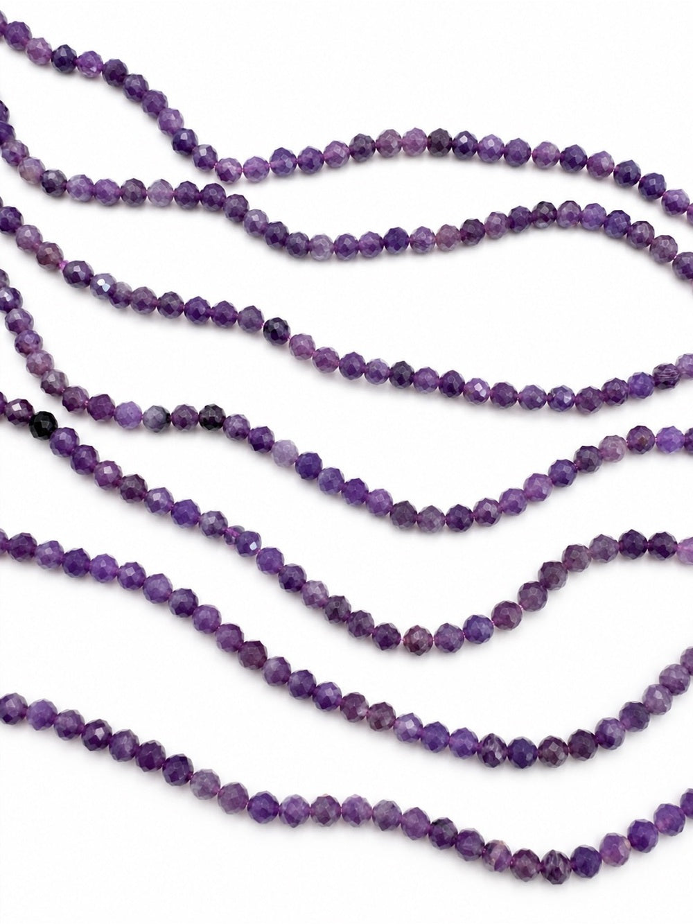 Charoite Beaded Necklace - Made to Order