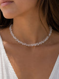 Herkimer Diamond Beaded Necklace - Made to Order