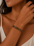 Unakite Heart Beaded Bracelet/Anklet - Made to Order