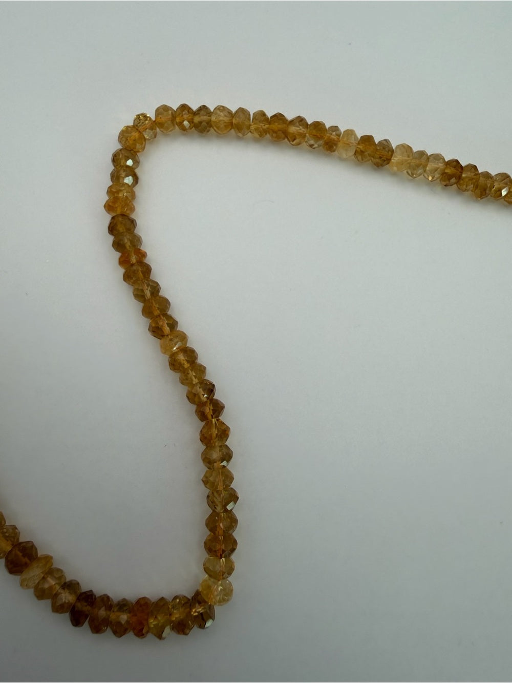 Citrine Rondelle Beaded Jewelry - Made to Order