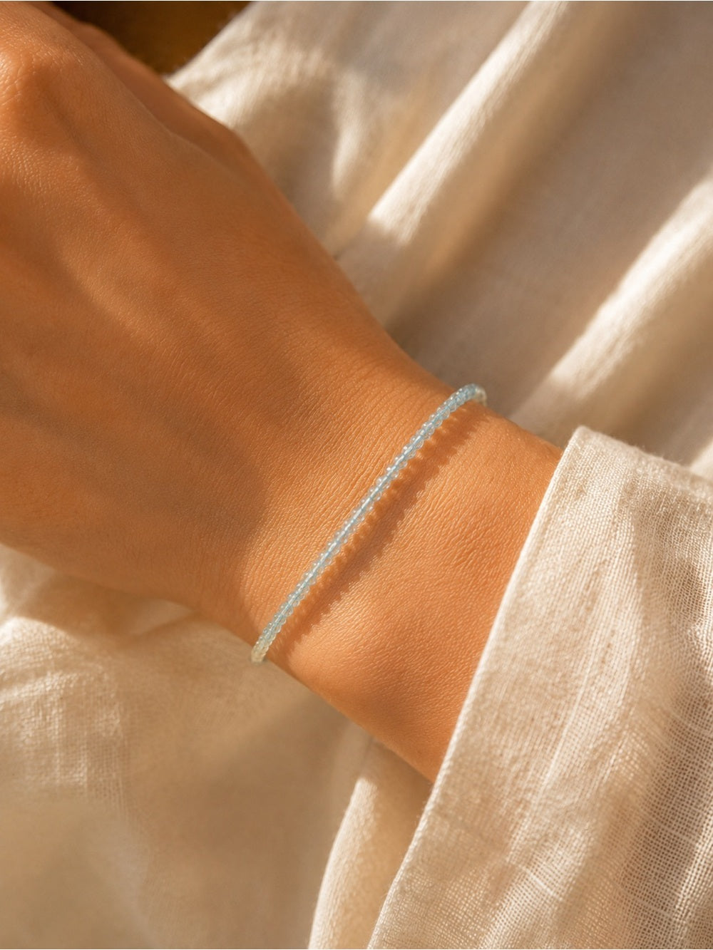 Aquamarine Beaded Jewelry - Made to Order