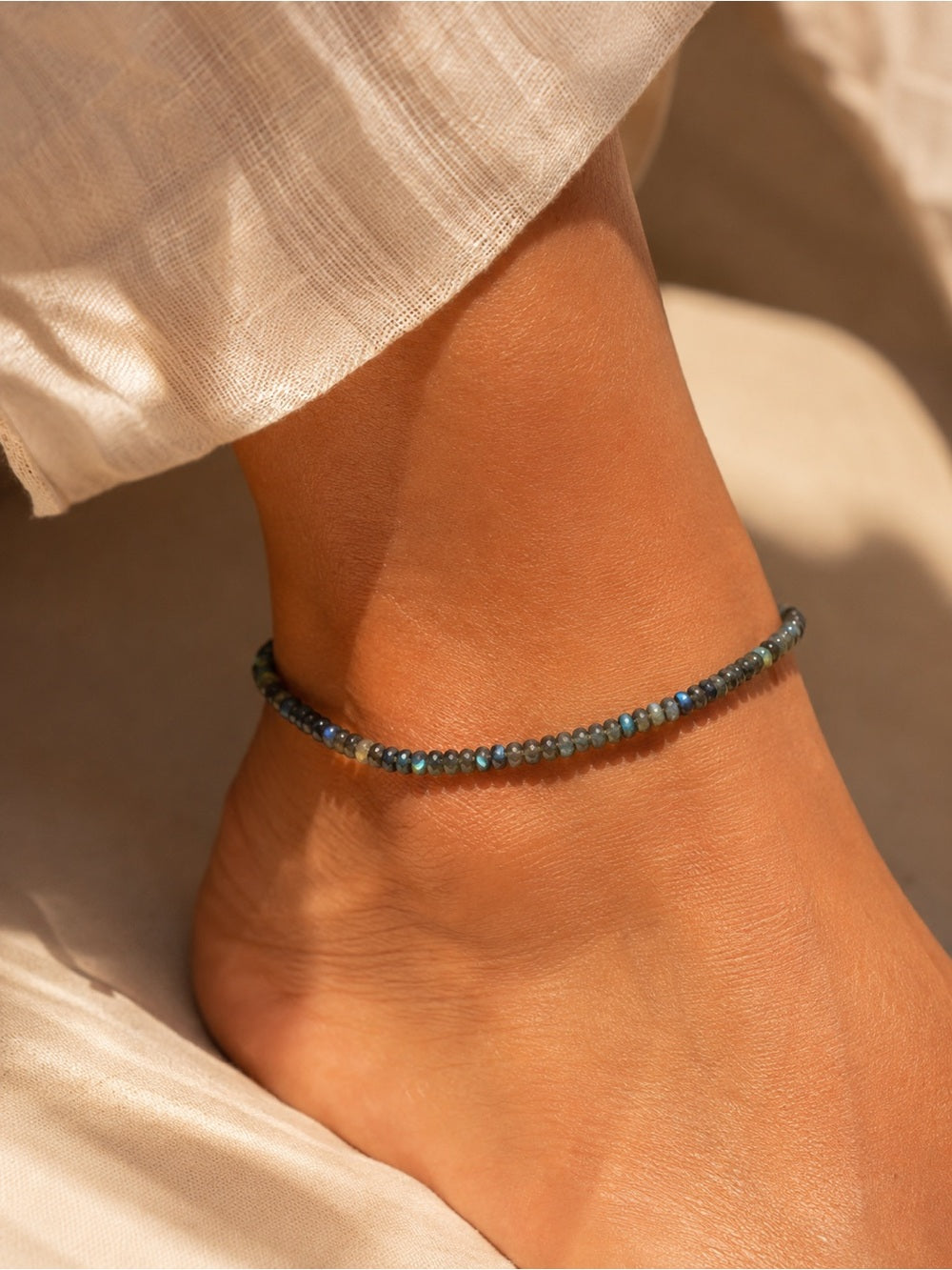 Labradorite Rondelle Beaded Jewelry - Made to Order