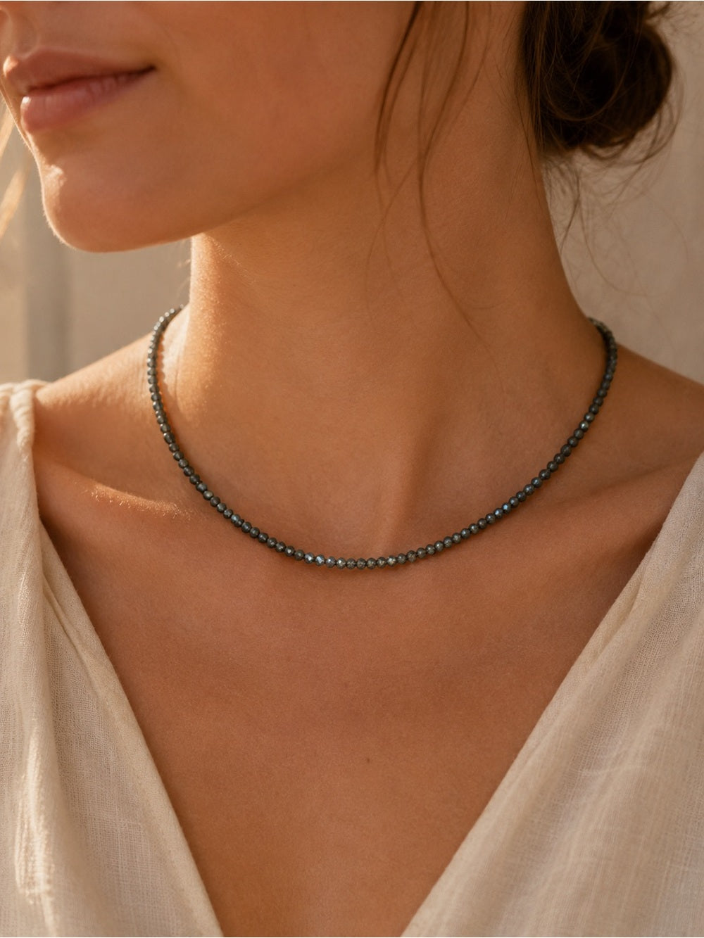 Metallic Ice Handblown Glass Beaded Jewelry - Made to Order
