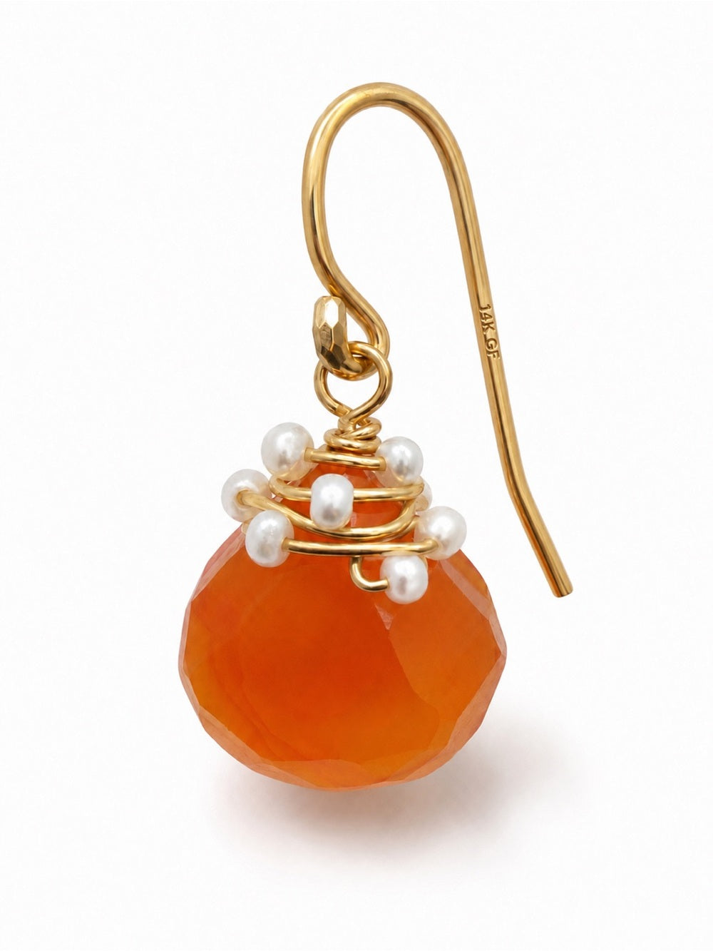 Carnelian Gemstone Garden Earrings