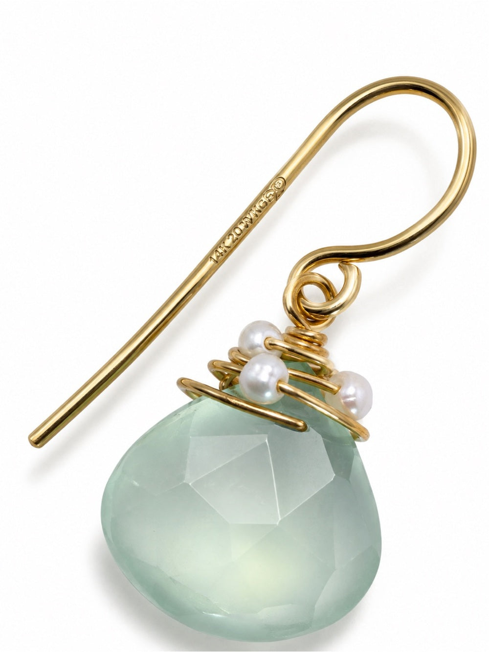 Aquamarine Gemstone Garden Earrings