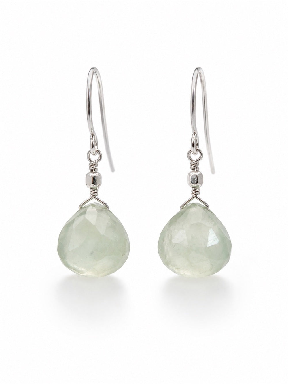 Prehnite Simple Garden Earrings