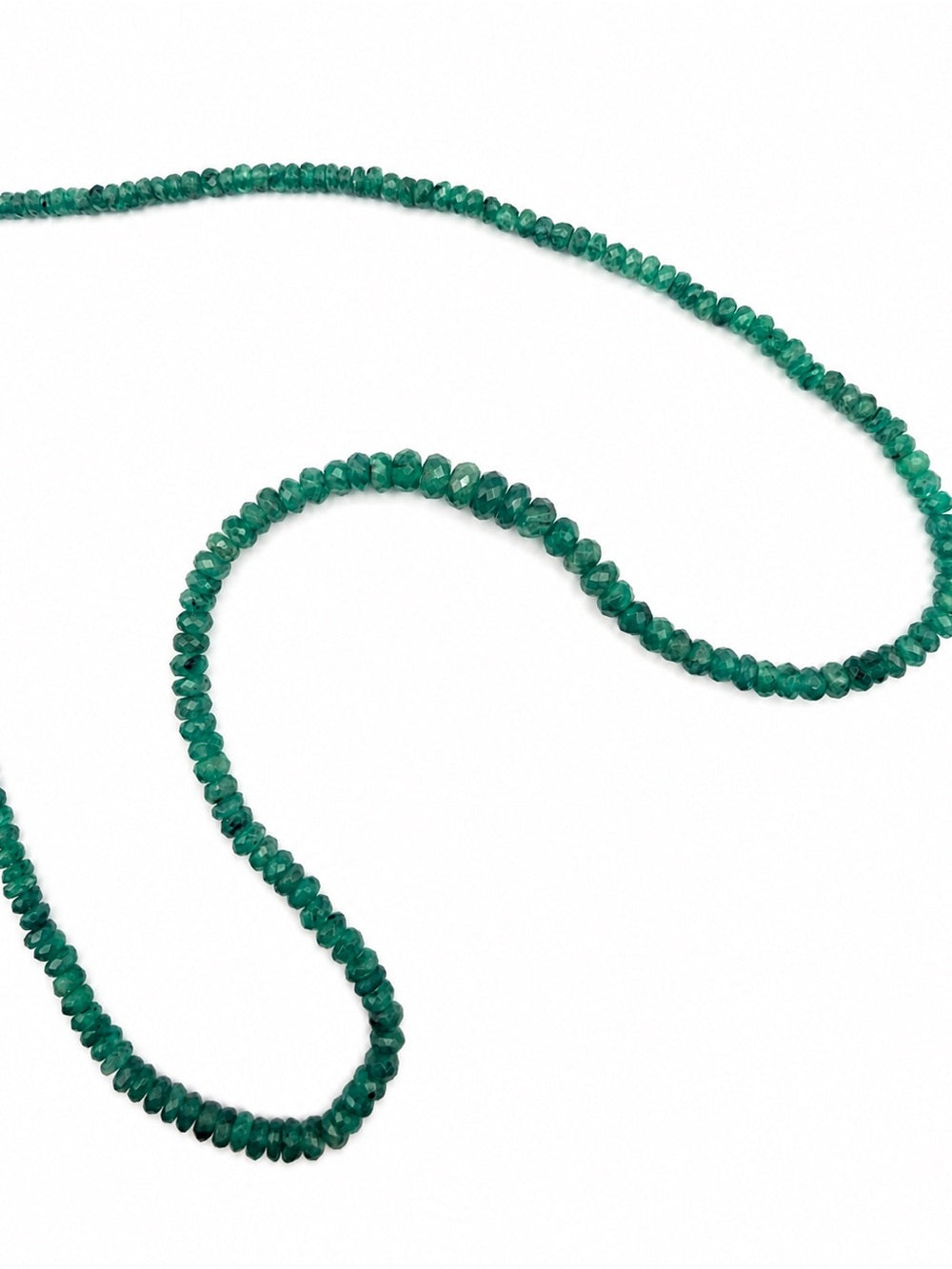 Zambian Emerald Gradient Necklace - MADE TO ORDER