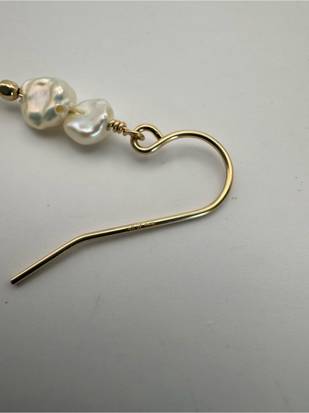 Organic Pearl Drop Earrings