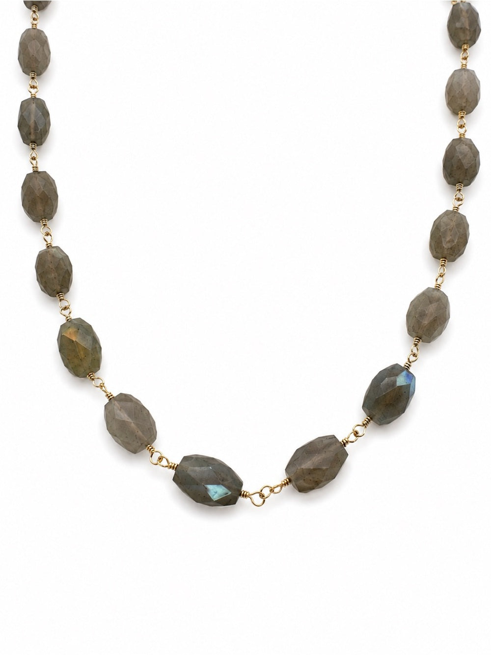 Grey Moonstone Gemstone Necklace