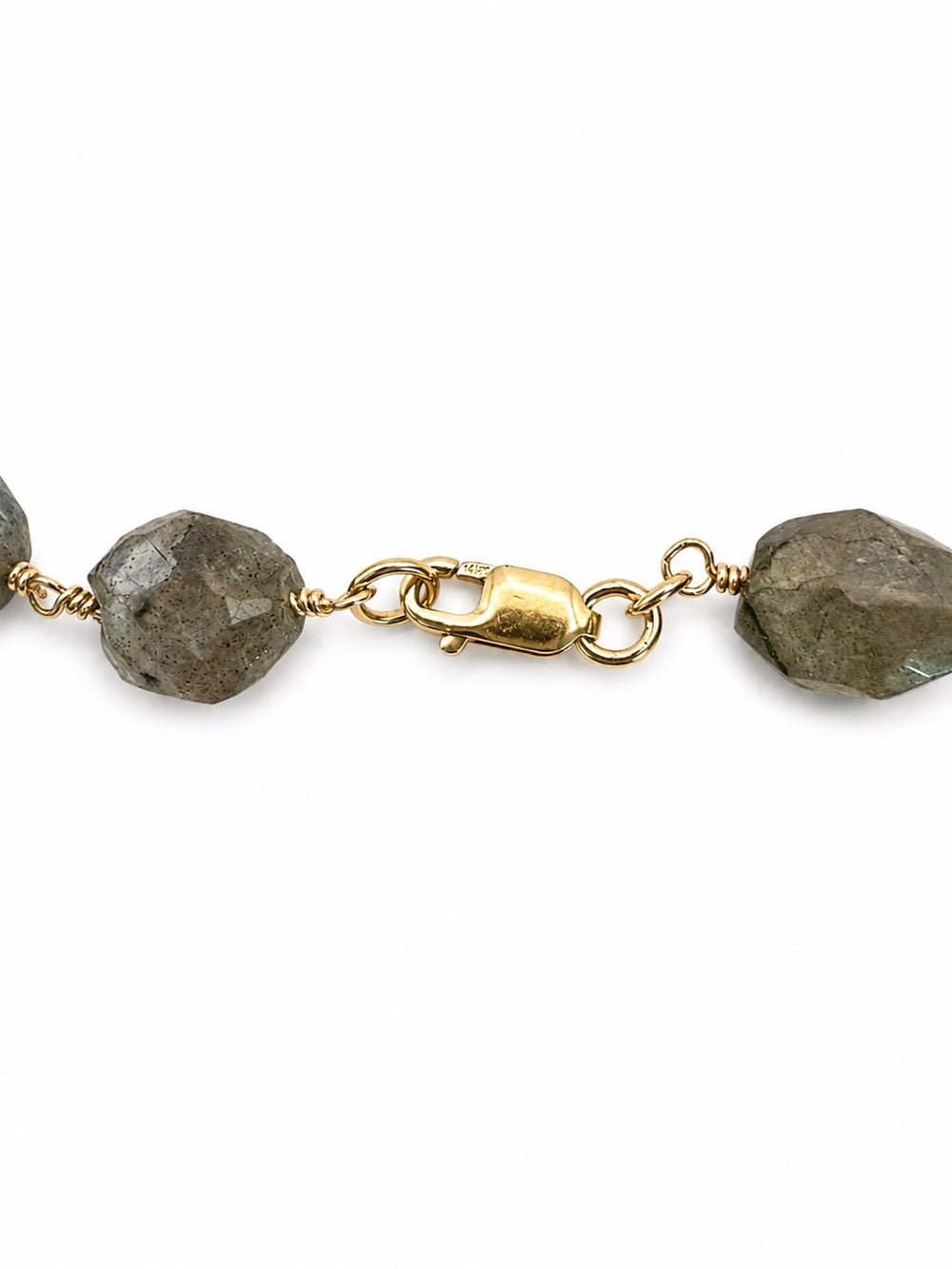 Grey Moonstone Gemstone Necklace