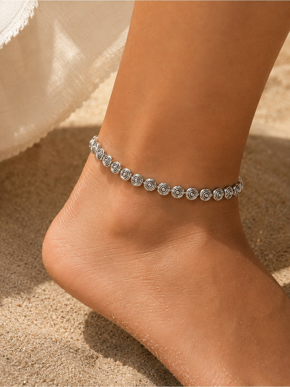 Silver Swirl Beaded Jewelry - Made to Order