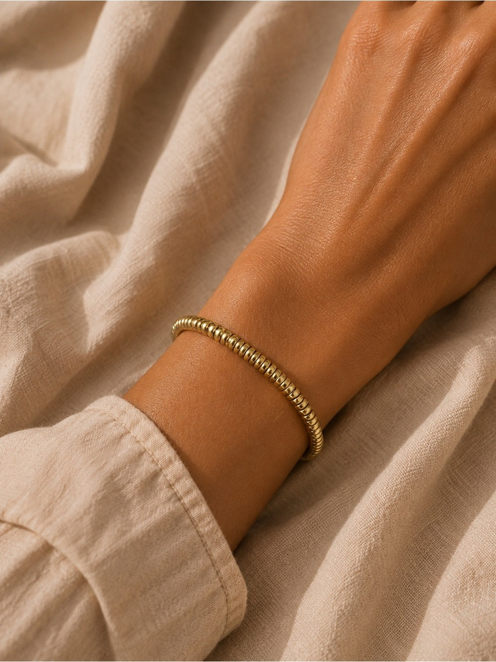 Gold Donut Shaped Custom Jewelry