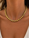 Gold Facated Coin Beaded Jewelry - Made to Order