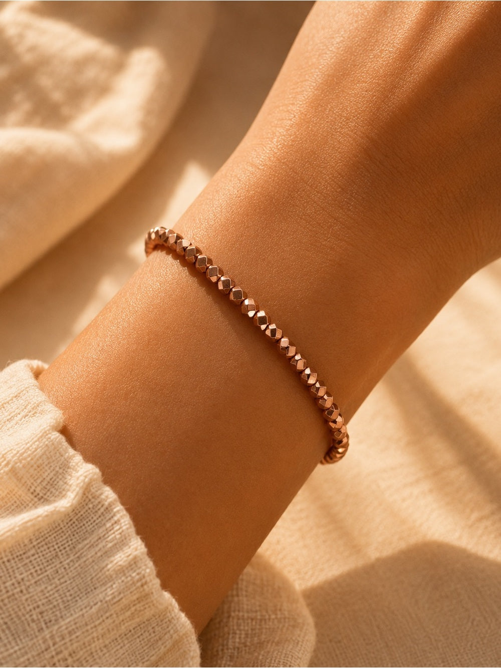 Copper Faceted Custom Beaded Jewelry