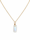 HK115738 Moonstone Bar Necklace