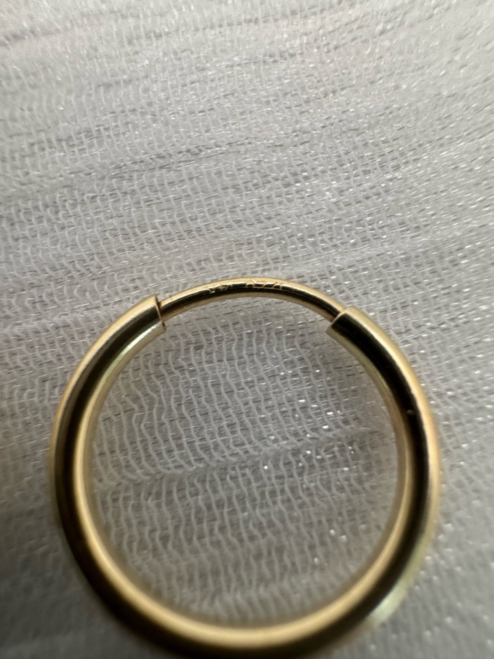 Gold Endless Hoop