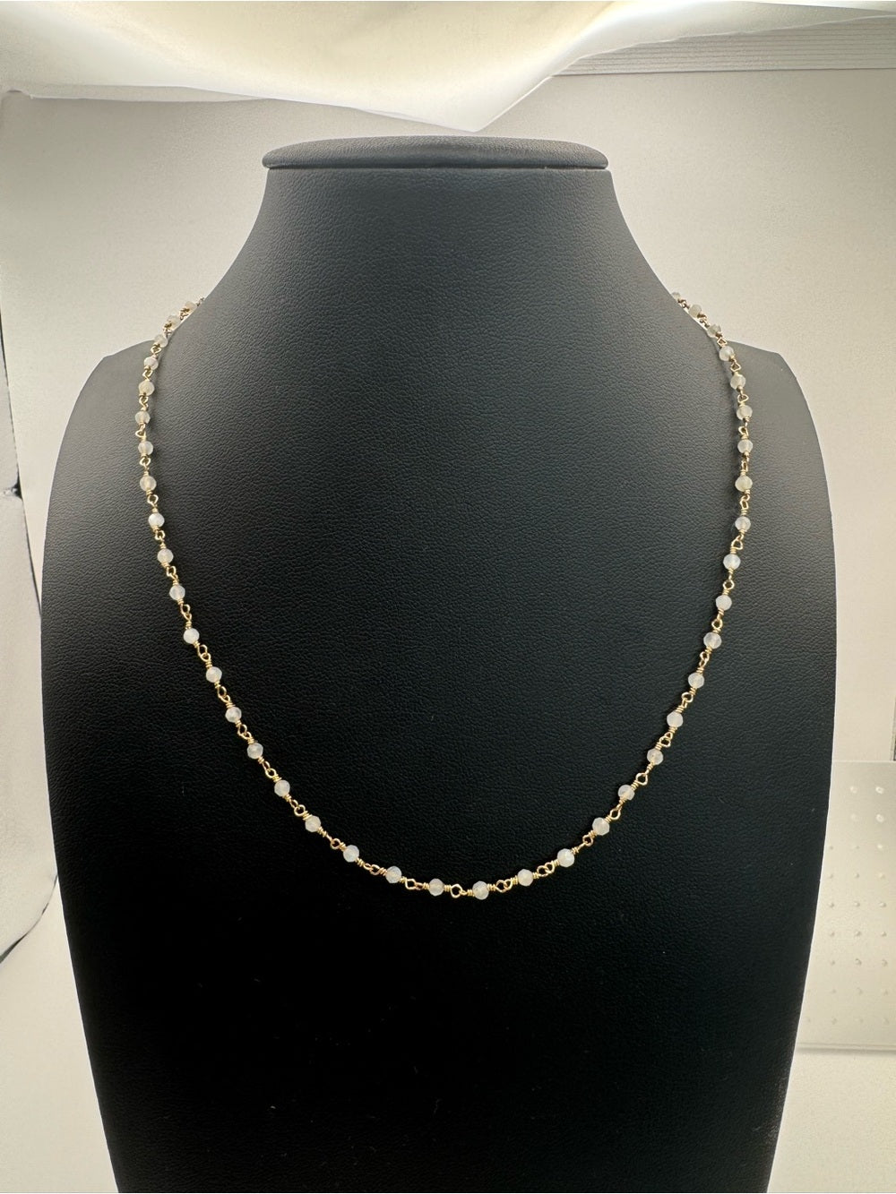 Moonstone Gold Filled Celestial Necklace