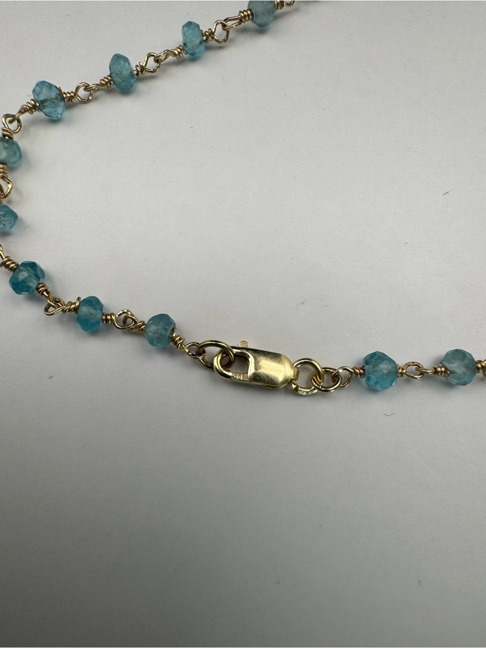 Apatite Gold Filled Celestial Necklace