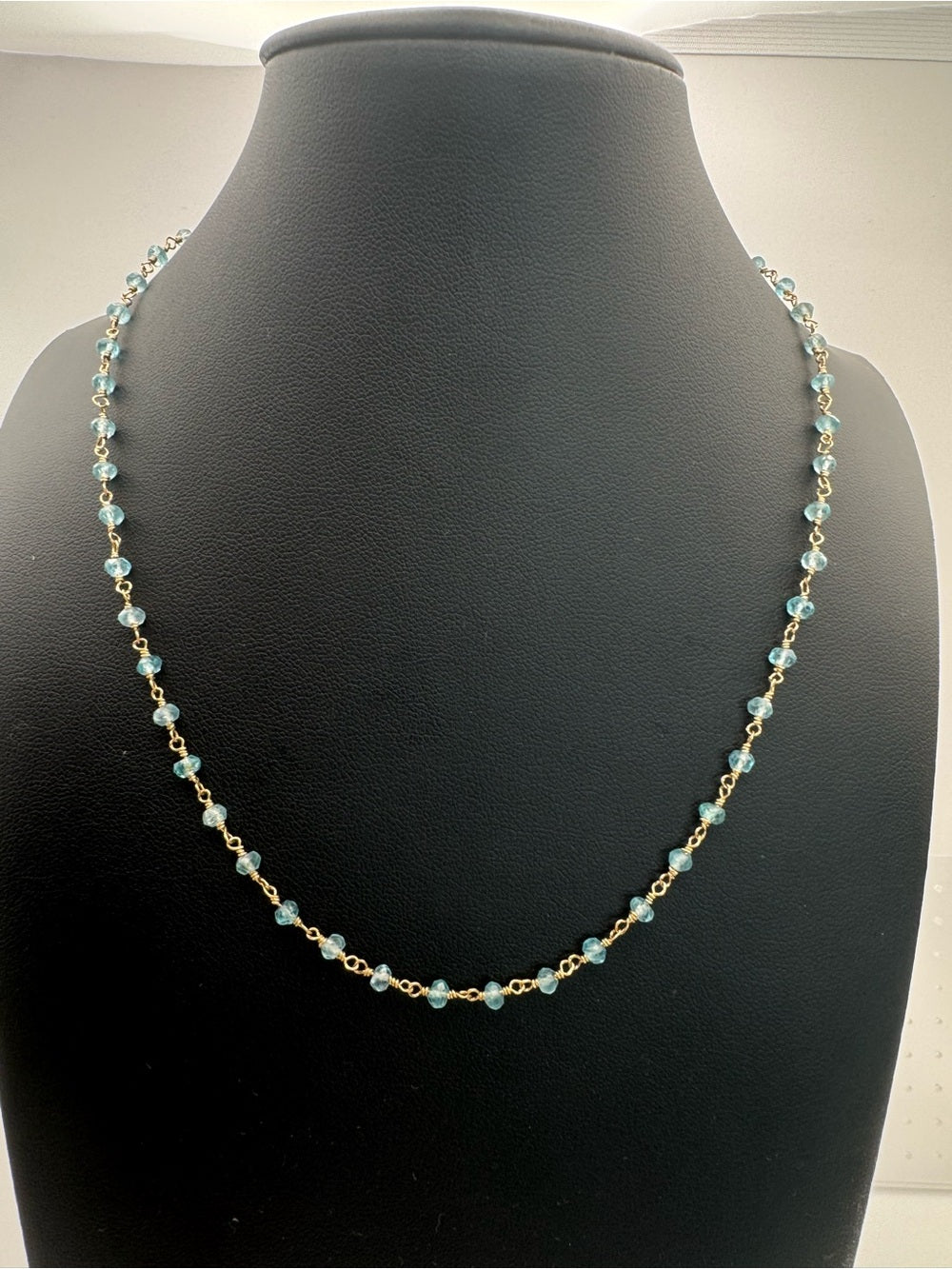 Apatite Gold Filled Celestial Necklace