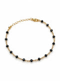 Black Onyx Gold Filled Bracelet