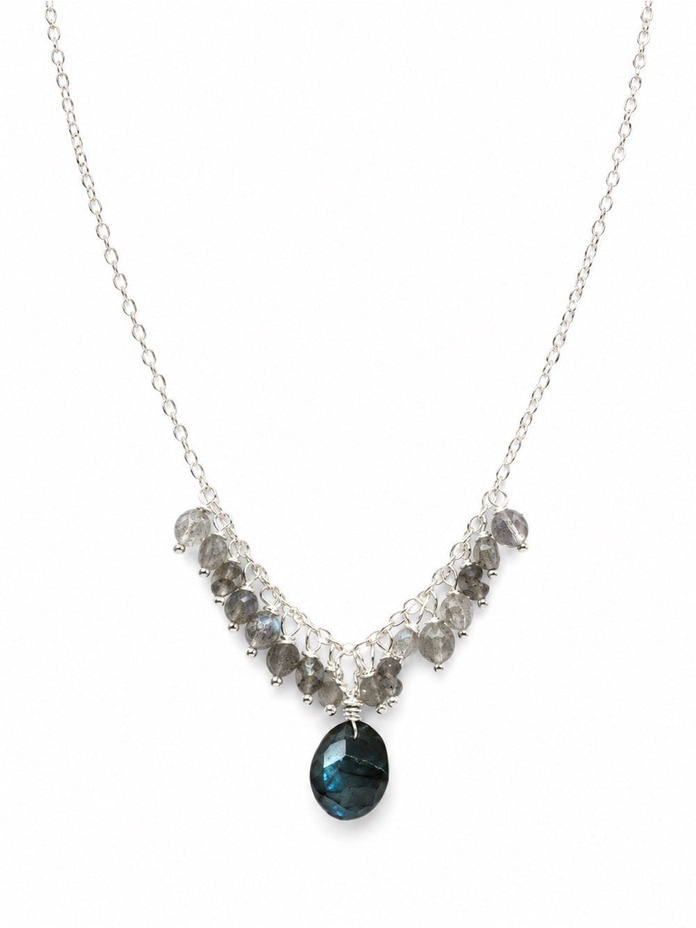Nc2 Labradorite Sterling Silver Necklace
