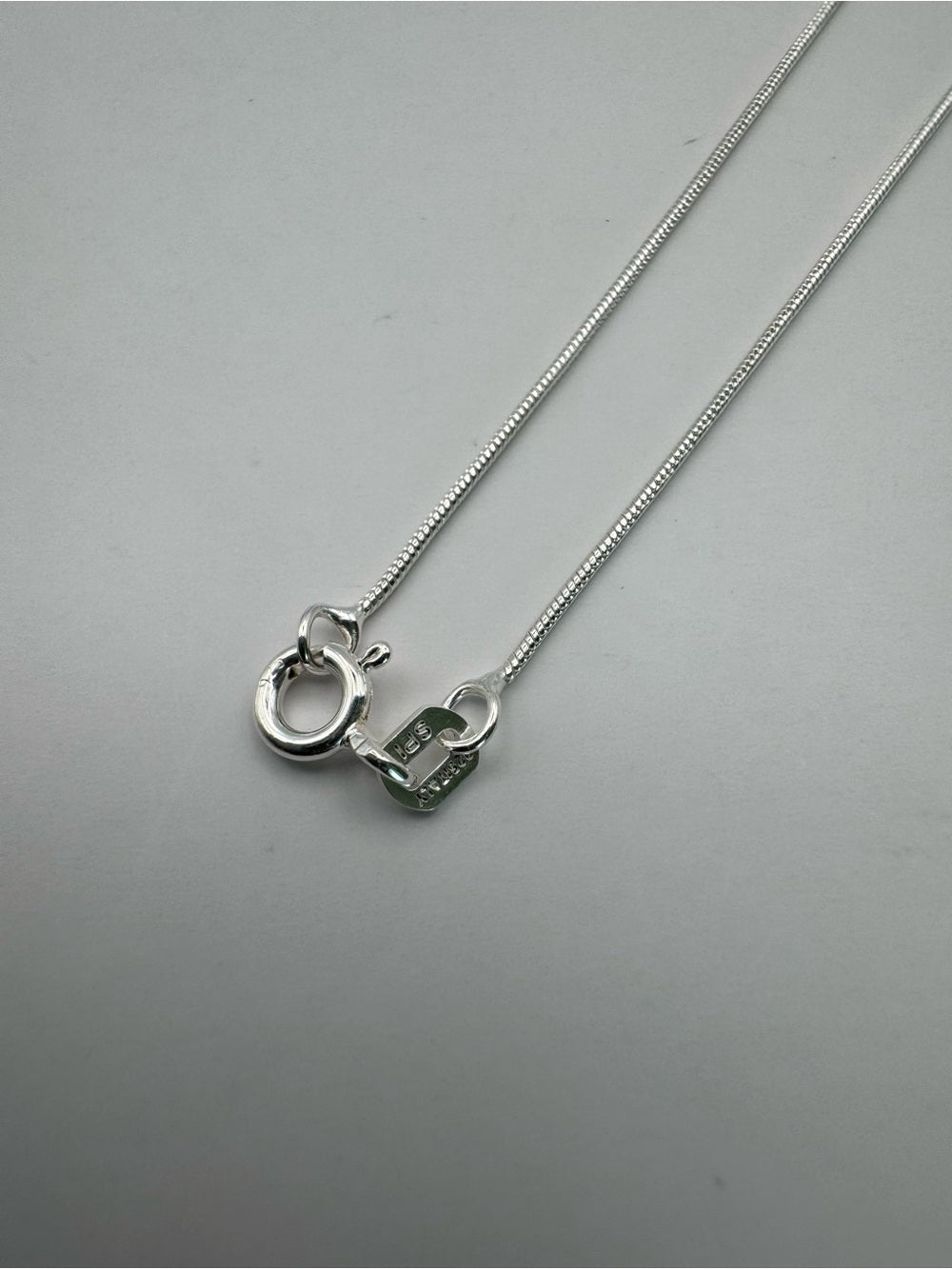 Nb69 Morganite Snake Chain Necklace