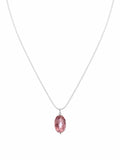 Nb69 Morganite Snake Chain Necklace