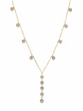 Nb65 Labradorite Lariat Necklace
