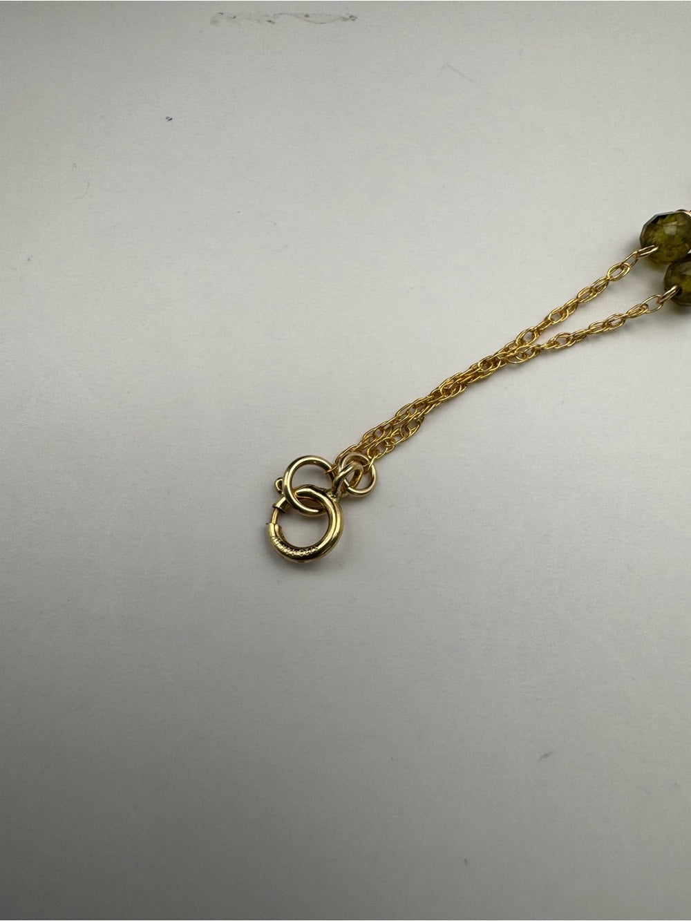 NB67 Lariat Vesuvianite Necklace
