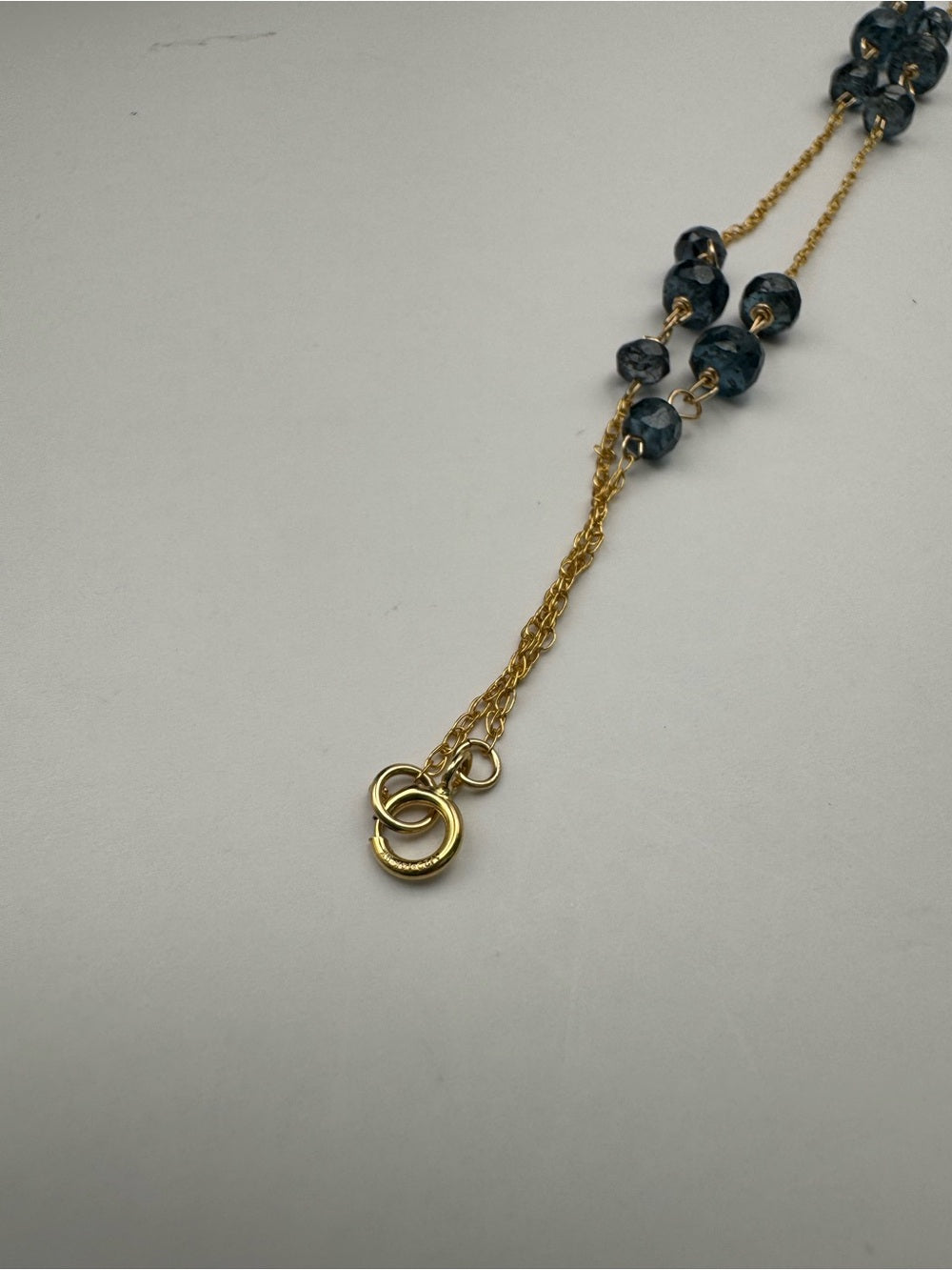 NB76 Kyanite Gold Filled Lariat
