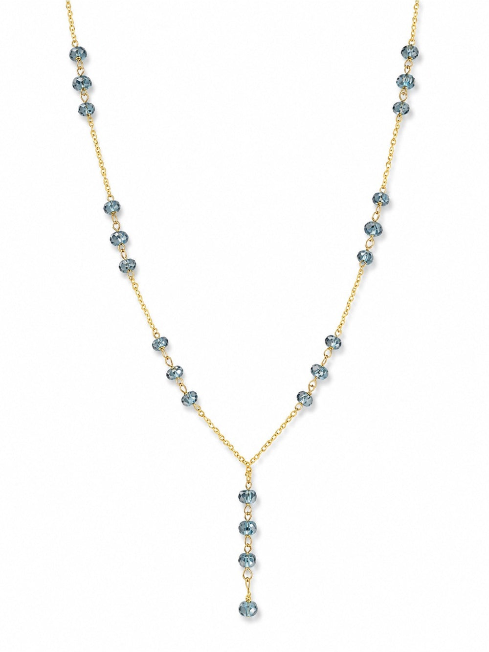 NB76 Kyanite Gold Filled Lariat