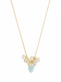 Nc5 Kyanite and Lemon Quartz Necklace