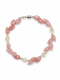 Bb12 Guava + Lemon Quartz Magnetic Bead Bracelet