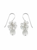 HKB101 Moonstone Shell Dangle Hook Earrings