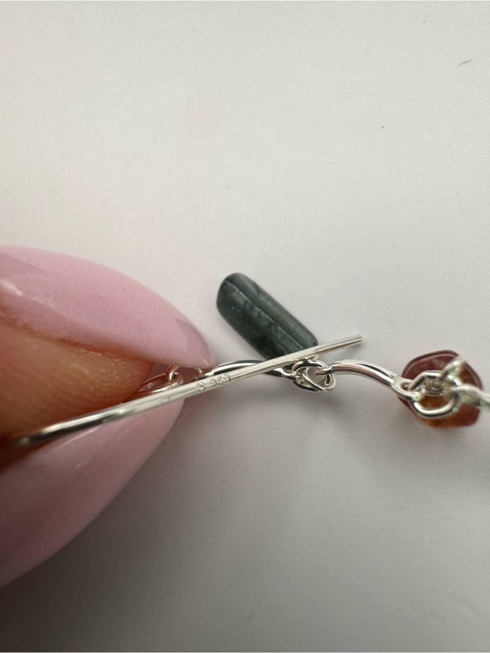 HKB52 Mixed Tourmaline + Moonstone Hook Earrings