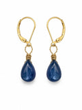 LE7 Kyanite Lever Gold Earrings