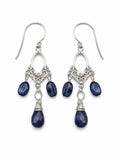 HKB5 Kyanite Chandelier Hook Earrings