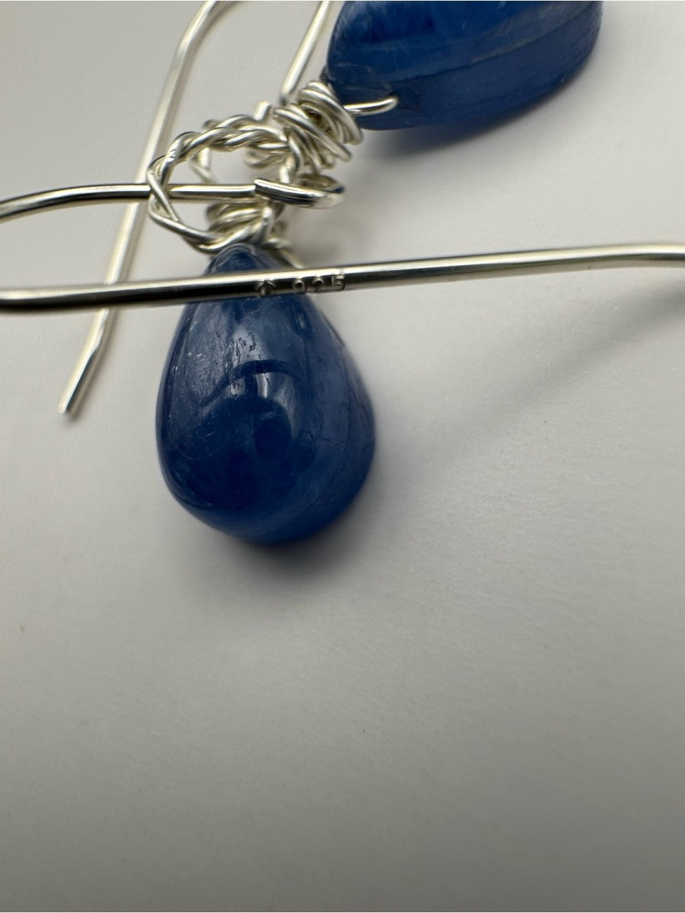 HKB79 Kyanite Hook Earrings