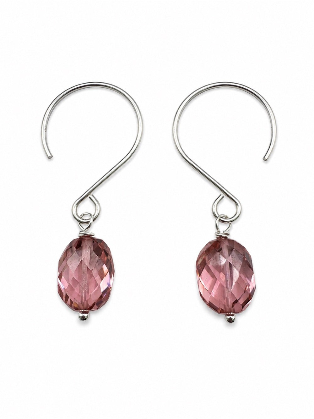 HKB711 Morganite Hook Earrings