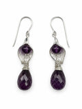 HKB16 Alexandrite Tulip Hook Earrings